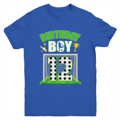 Soccer 12th Birthday Boy 12 Year Old Sport 7yr Boys Party Youth Shirt | teecentury