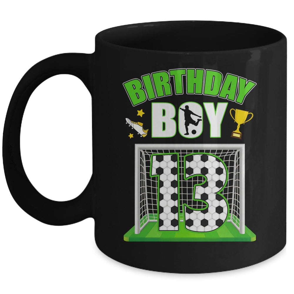 Soccer 13th Birthday Boy 13 Year Old Sport 7yr Boys Party Mug | teecentury