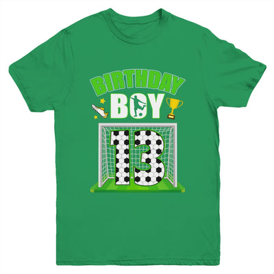 Soccer 13th Birthday Boy 13 Year Old Sport 7yr Boys Party Youth Shirt | teecentury