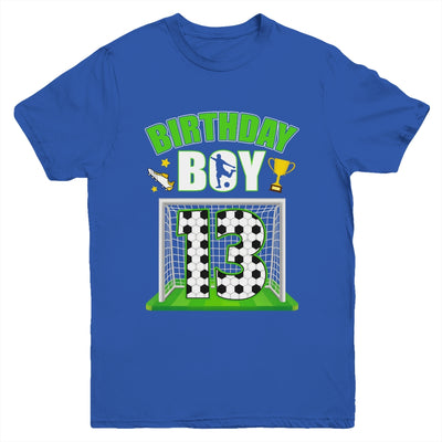 Soccer 13th Birthday Boy 13 Year Old Sport 7yr Boys Party Youth Shirt | teecentury