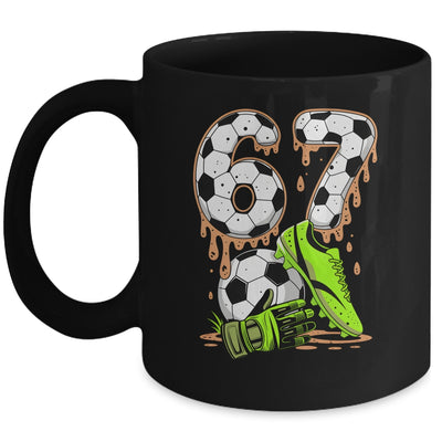 Soccer 67 Six Seven Meme Boys Teens Kids Gen Alpha Slang 6 7 Mug | teecentury