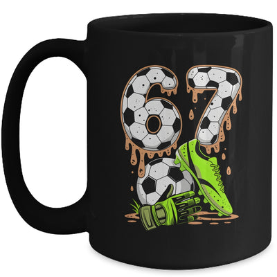 Soccer 67 Six Seven Meme Boys Teens Kids Gen Alpha Slang 6 7 Mug | teecentury