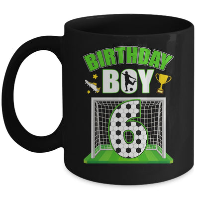 Soccer 6th Birthday Boy 6 Year Old Sport 7yr Boys Party Mug | teecentury