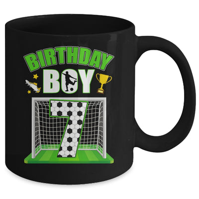 Soccer 7th Birthday Boy 7 Year Old Sport 7yr Boys Party Mug | teecentury