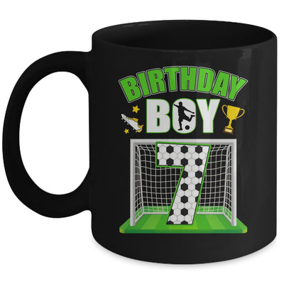 Soccer 7th Birthday Boy 7 Year Old Sport 7yr Boys Party Mug | teecentury