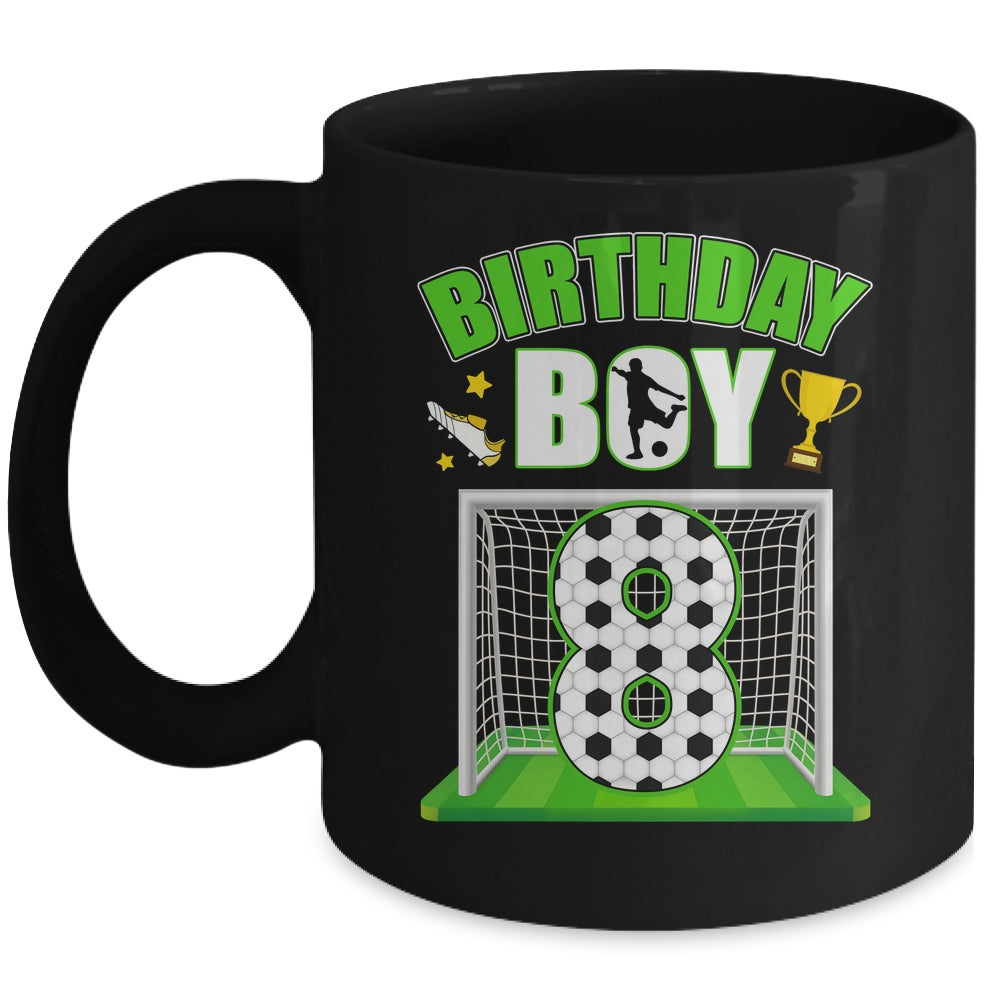 Soccer 8th Birthday Boy 8 Year Old Sport 7yr Boys Party Mug | teecentury