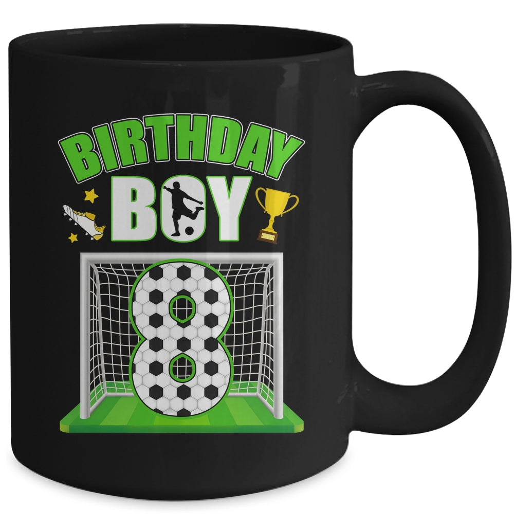 Soccer 8th Birthday Boy 8 Year Old Sport 7yr Boys Party Mug | teecentury