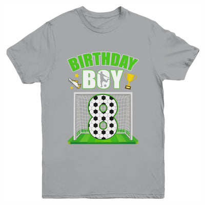 Soccer 8th Birthday Boy 8 Year Old Sport 7yr Boys Party Youth Shirt | teecentury