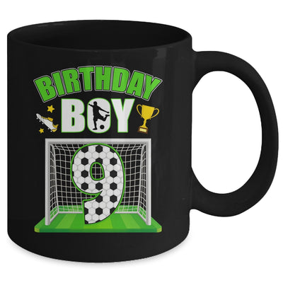 Soccer 9th Birthday Boy 9 Year Old Sport 7yr Boys Party Mug | teecentury