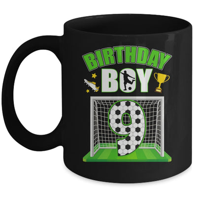 Soccer 9th Birthday Boy 9 Year Old Sport 7yr Boys Party Mug | teecentury