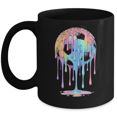 Soccer Ball Ice Cream Dripping Cute Soccer Drip Boys Girls Mug | teecentury