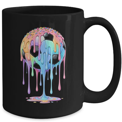 Soccer Ball Ice Cream Dripping Cute Soccer Drip Boys Girls Mug | teecentury