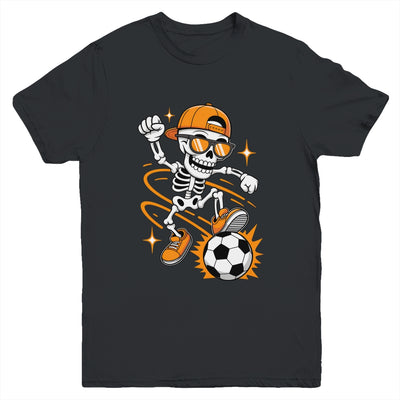 Soccer Halloween Skeleton Funny Soccer For Teens Boys Men Youth Shirt | teecentury