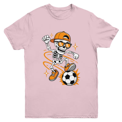 Soccer Halloween Skeleton Funny Soccer For Teens Boys Men Youth Shirt | teecentury