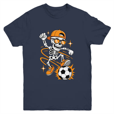 Soccer Halloween Skeleton Funny Soccer For Teens Boys Men Youth Shirt | teecentury