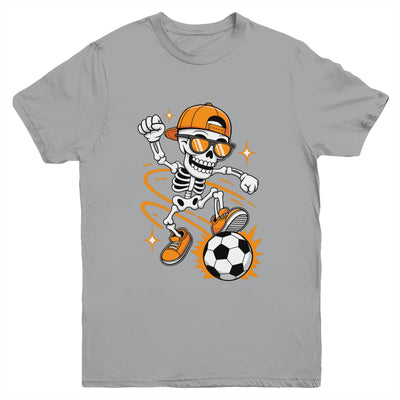 Soccer Halloween Skeleton Funny Soccer For Teens Boys Men Youth Shirt | teecentury