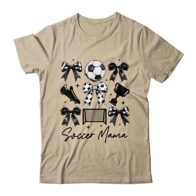 Soccer Mama Coquette Bow Soccer Mom Soccer Season Shirt & Tank Top | teecentury
