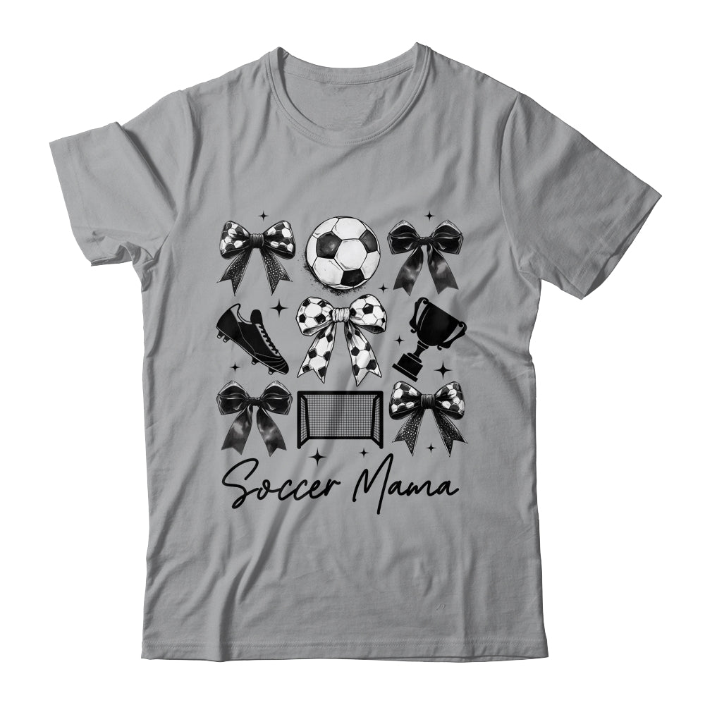 Soccer Mama Coquette Bow Soccer Mom Soccer Season Shirt & Tank Top | teecentury