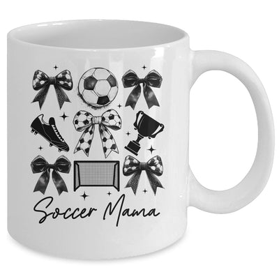 Soccer Mama Coquette Bow Soccer Mom Soccer Season Mug | teecentury