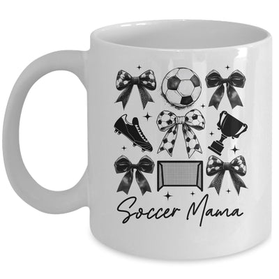 Soccer Mama Coquette Bow Soccer Mom Soccer Season Mug | teecentury