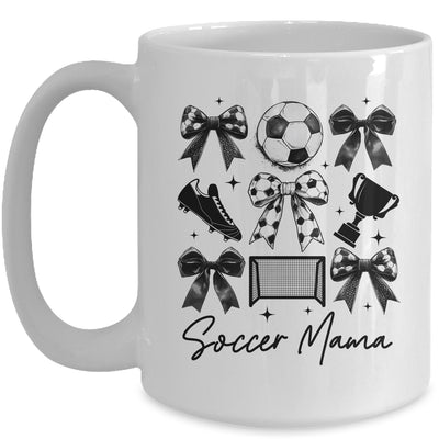 Soccer Mama Coquette Bow Soccer Mom Soccer Season Mug | teecentury