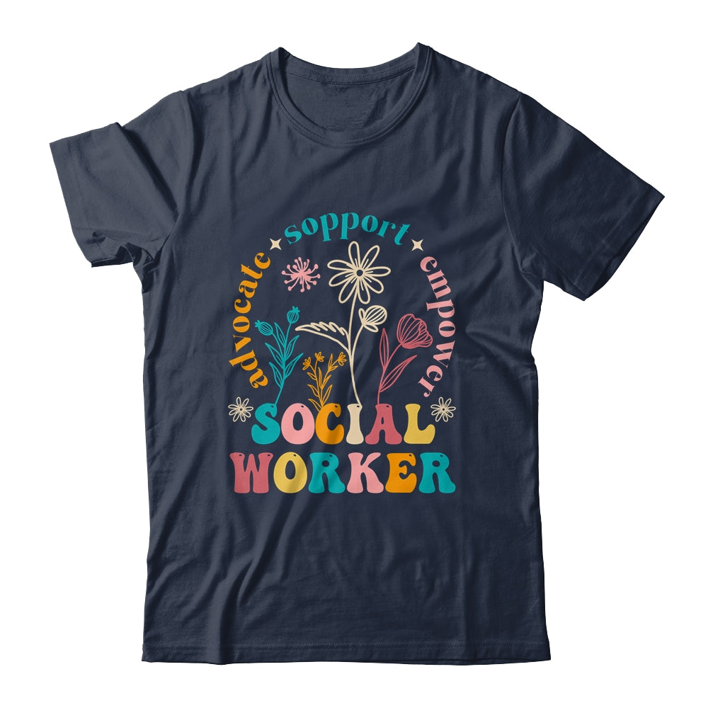 Social Worker Design For Women Girl Funny Social Work Month Shirt & Tank Top | teecentury