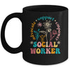 Social Worker Design For Women Girl Funny Social Work Month Mug | teecentury
