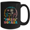 Social Worker Design For Women Girl Funny Social Work Month Mug | teecentury