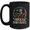 Social Worker Design For Women Girl Funny Social Work Month Mug | teecentury