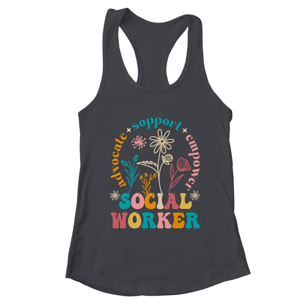 Social Worker Design For Women Girl Funny Social Work Month Shirt & Tank Top | teecentury