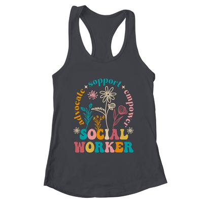 Social Worker Design For Women Girl Funny Social Work Month Shirt & Tank Top | teecentury