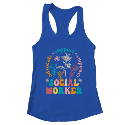 Social Worker Design For Women Girl Funny Social Work Month Shirt & Tank Top | teecentury