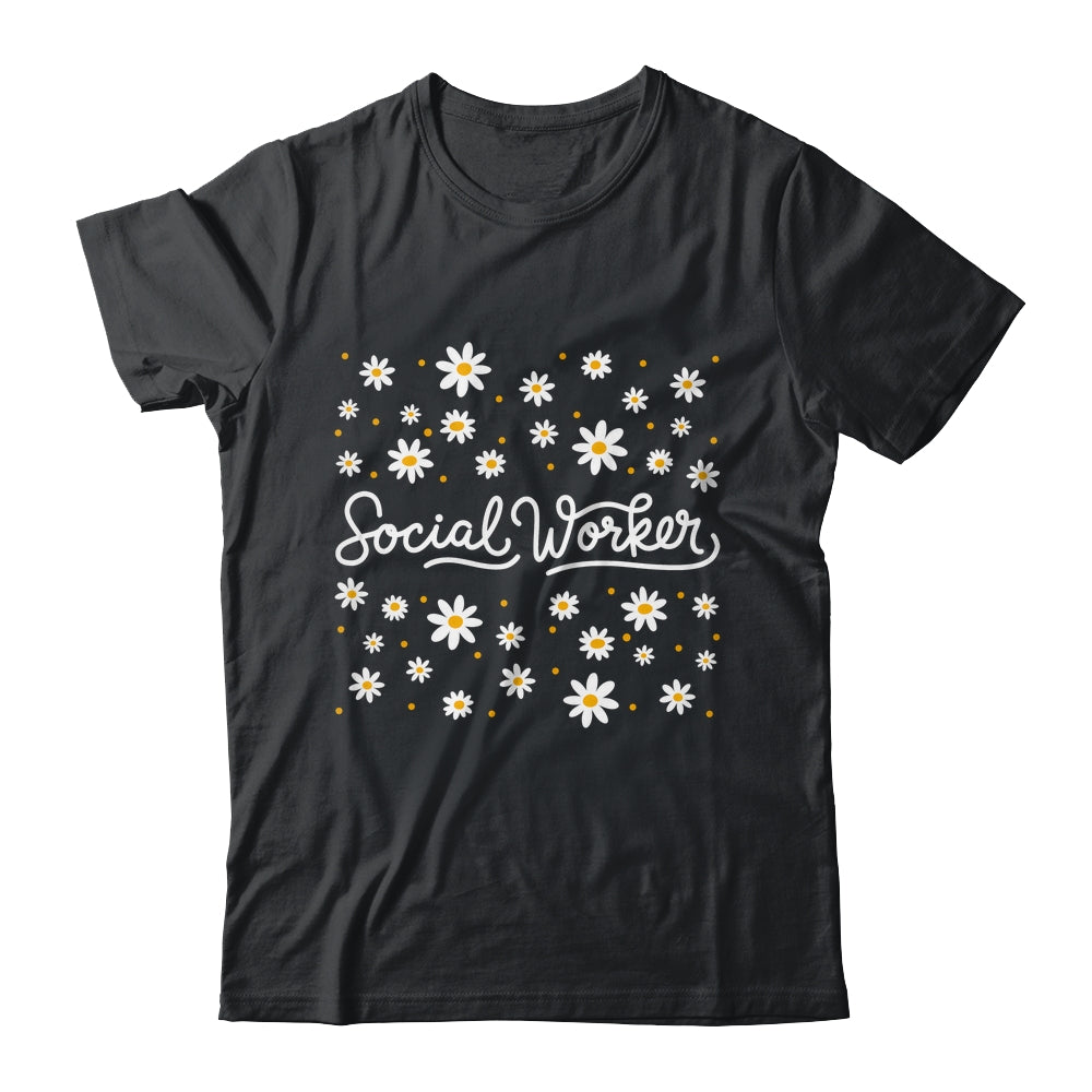 Social Worker Flower Floral Caseworker Social Work Month Shirt & Hoodie | teecentury