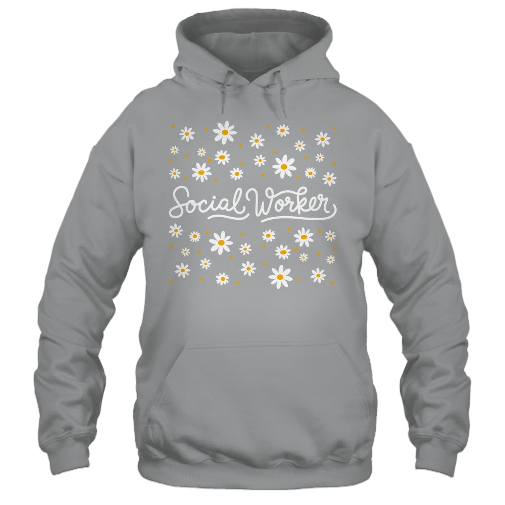 Social Worker Flower Floral Caseworker Social Work Month Shirt & Hoodie | teecentury
