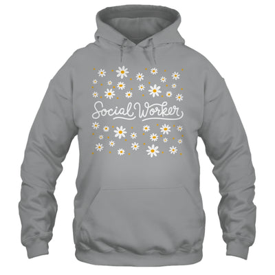 Social Worker Flower Floral Caseworker Social Work Month Shirt & Hoodie | teecentury