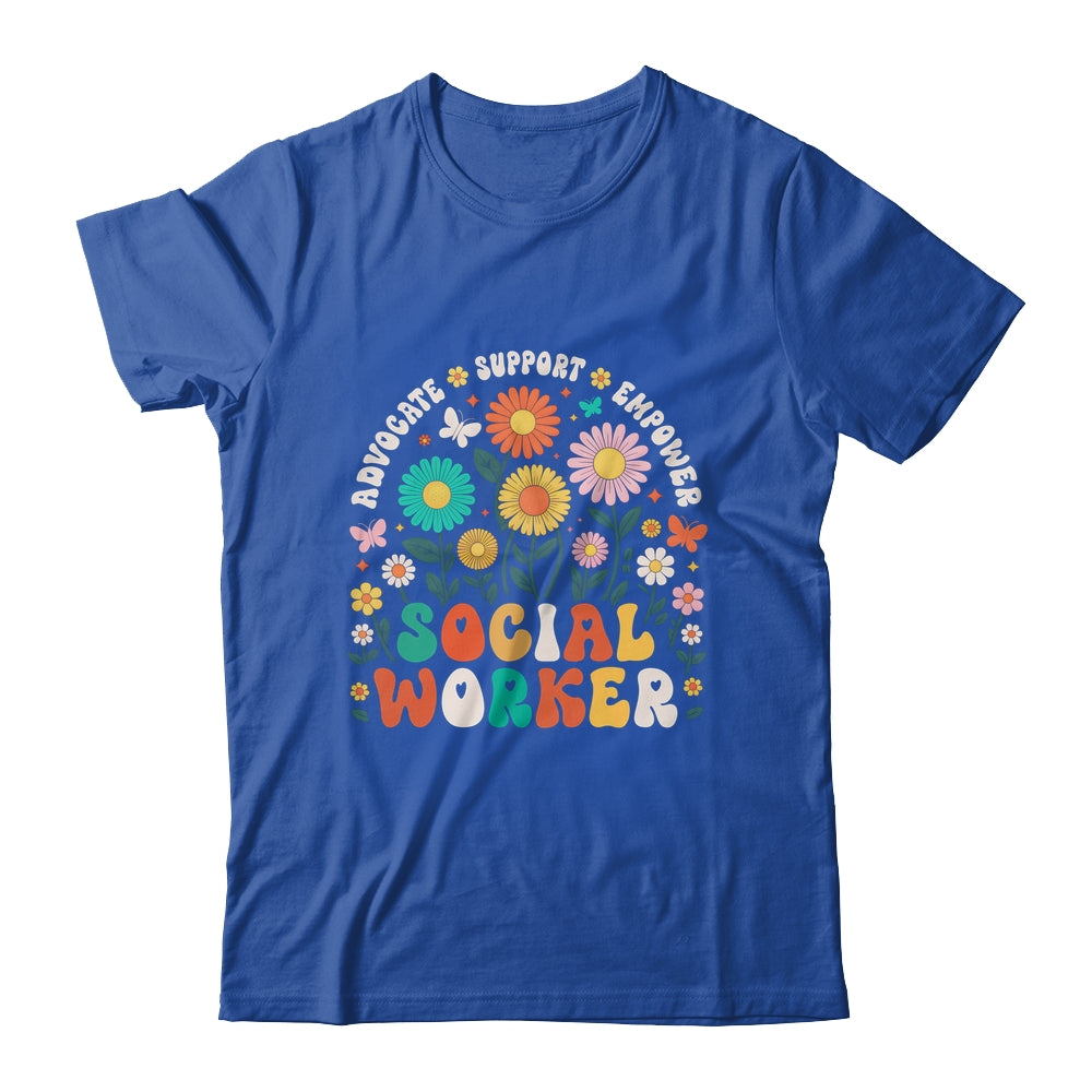Social Worker Social Work Month Funny Work Love Groovy Shirt & Hoodie | teecentury