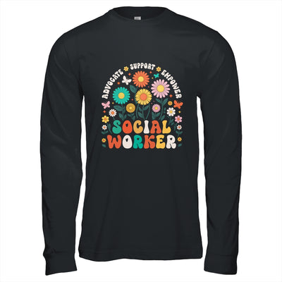 Social Worker Social Work Month Funny Work Love Groovy Shirt & Hoodie | teecentury