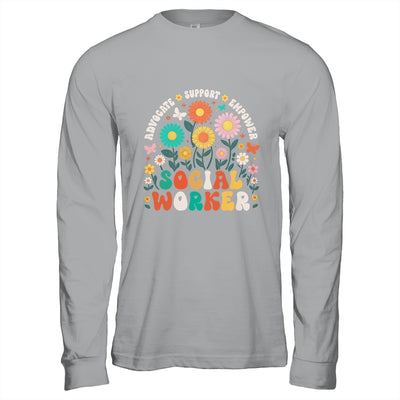 Social Worker Social Work Month Funny Work Love Groovy Shirt & Hoodie | teecentury