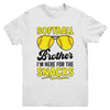 Softball Brother I'm Just Here For The Snacks Funny Youth Shirt | teecentury