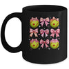 Softball Coquette Bow Softball Mom Mothers Day Softball Mama Mug | teecentury