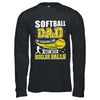 Softball Dad Design For Men Like Baseball Fathers Day Funny Shirt & Hoodie | teecentury
