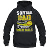 Softball Dad Design For Men Like Baseball Fathers Day Funny Shirt & Hoodie | teecentury