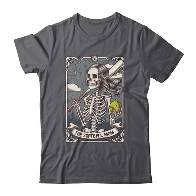 Softball Mom Tarot Card Skeleton Softball Mama Mothers Day Shirt & Tank Top | teecentury
