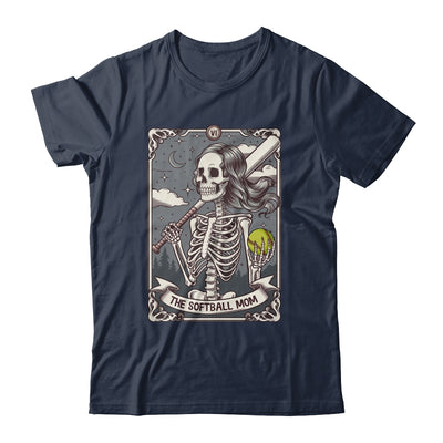 Softball Mom Tarot Card Skeleton Softball Mama Mothers Day Shirt & Tank Top | teecentury