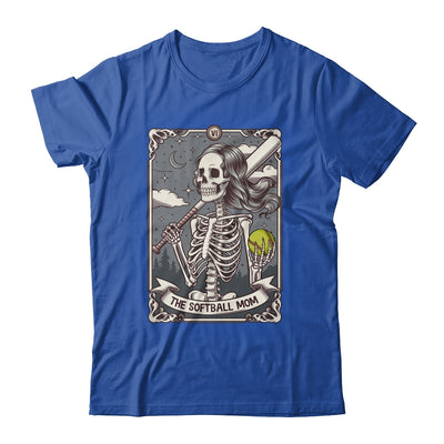 Softball Mom Tarot Card Skeleton Softball Mama Mothers Day Shirt & Tank Top | teecentury
