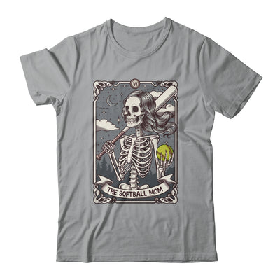 Softball Mom Tarot Card Skeleton Softball Mama Mothers Day Shirt & Tank Top | teecentury