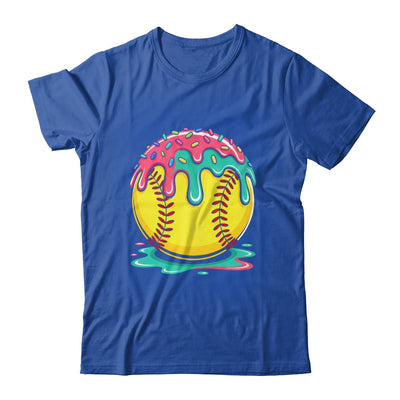 Softball Player Teen Girls Softball Drip Girls Ice Cream Shirt & Tank Top | teecentury