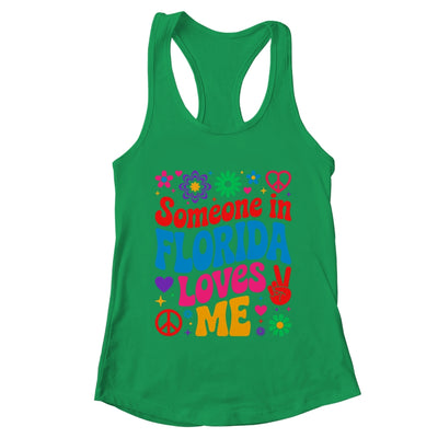 Someone In Florida Loves Me Boho Floral Peaceful Colorful Shirt & Tank Top | teecentury