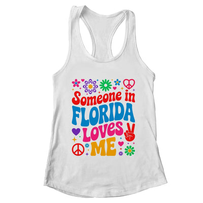 Someone In Florida Loves Me Boho Floral Peaceful Colorful Shirt & Tank Top | teecentury