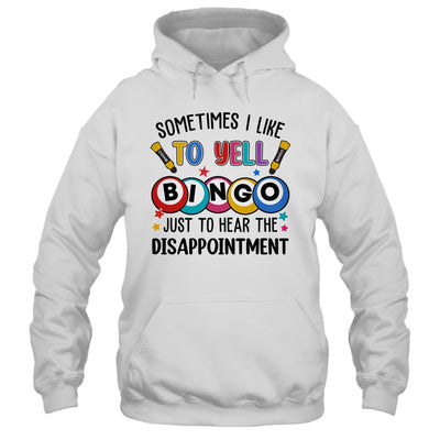 Sometimes I Yell Bingo Funny Lucky Bingo Lover Mom Grandma Shirt & Tank Top | teecentury